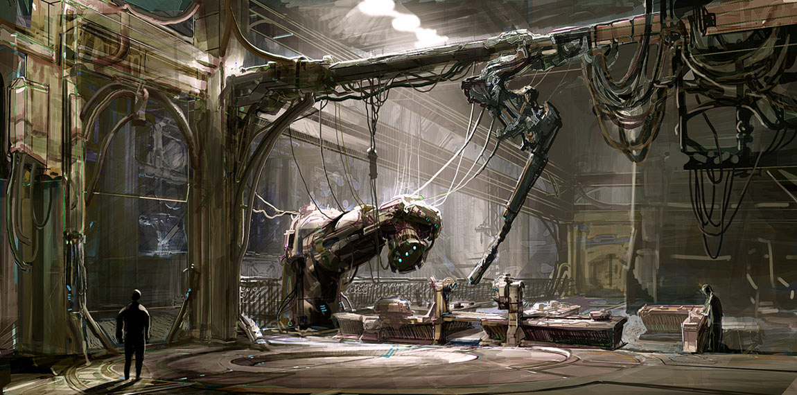 Scitech Concept Art from Dead Space