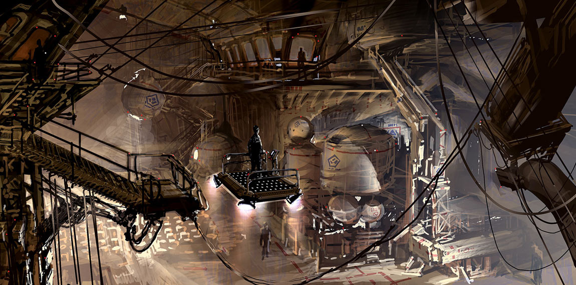 Scitech Concept Art from Dead Space