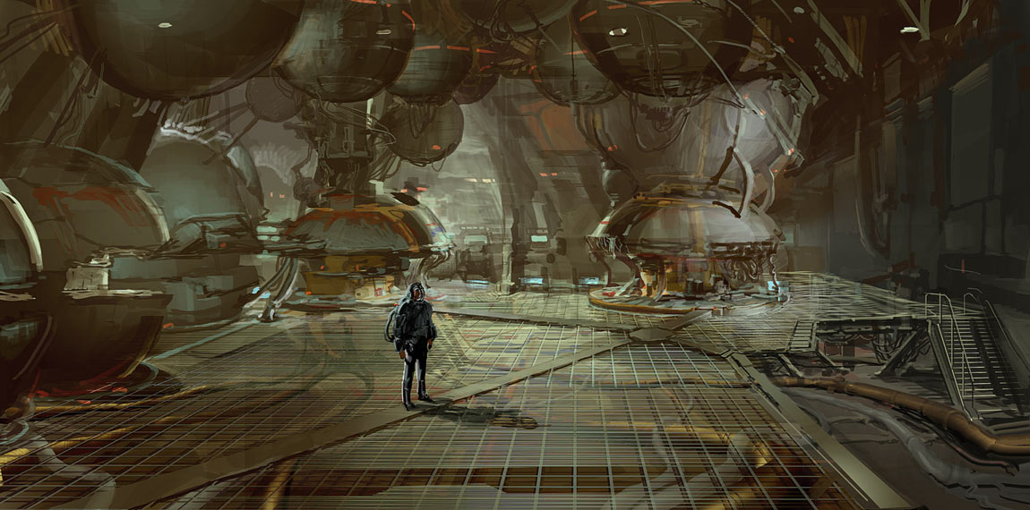 Scitech Concept Art from Dead Space