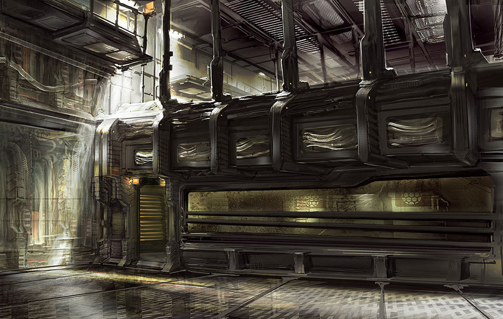 Vent Room Art from Dead Space