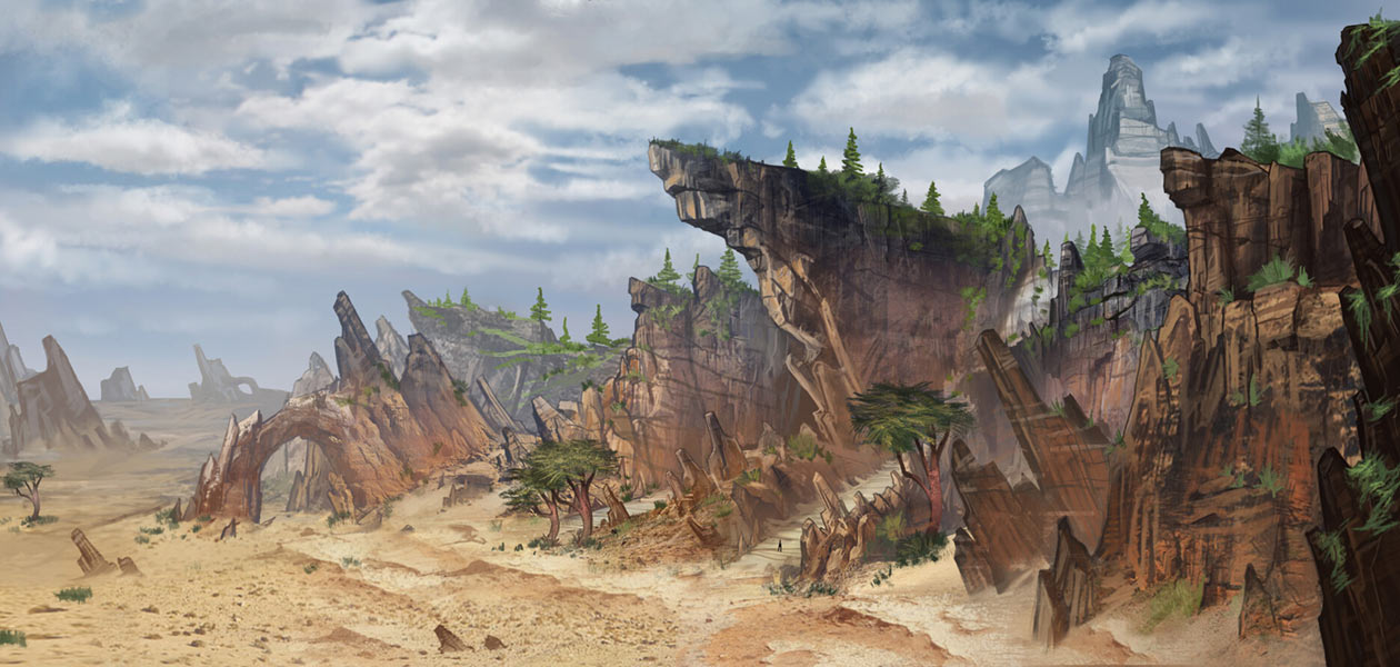 Bangkorai Shelf Art from The Elder Scrolls Online