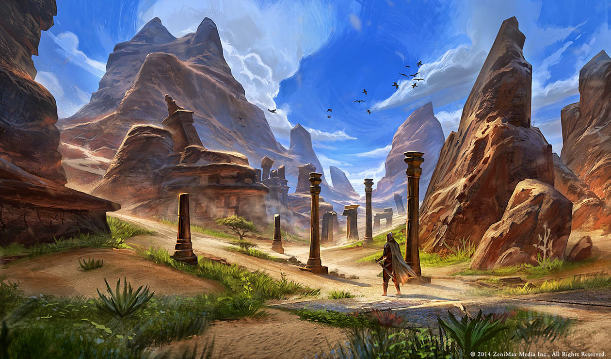 Bangkorai Art from The Elder Scrolls Online