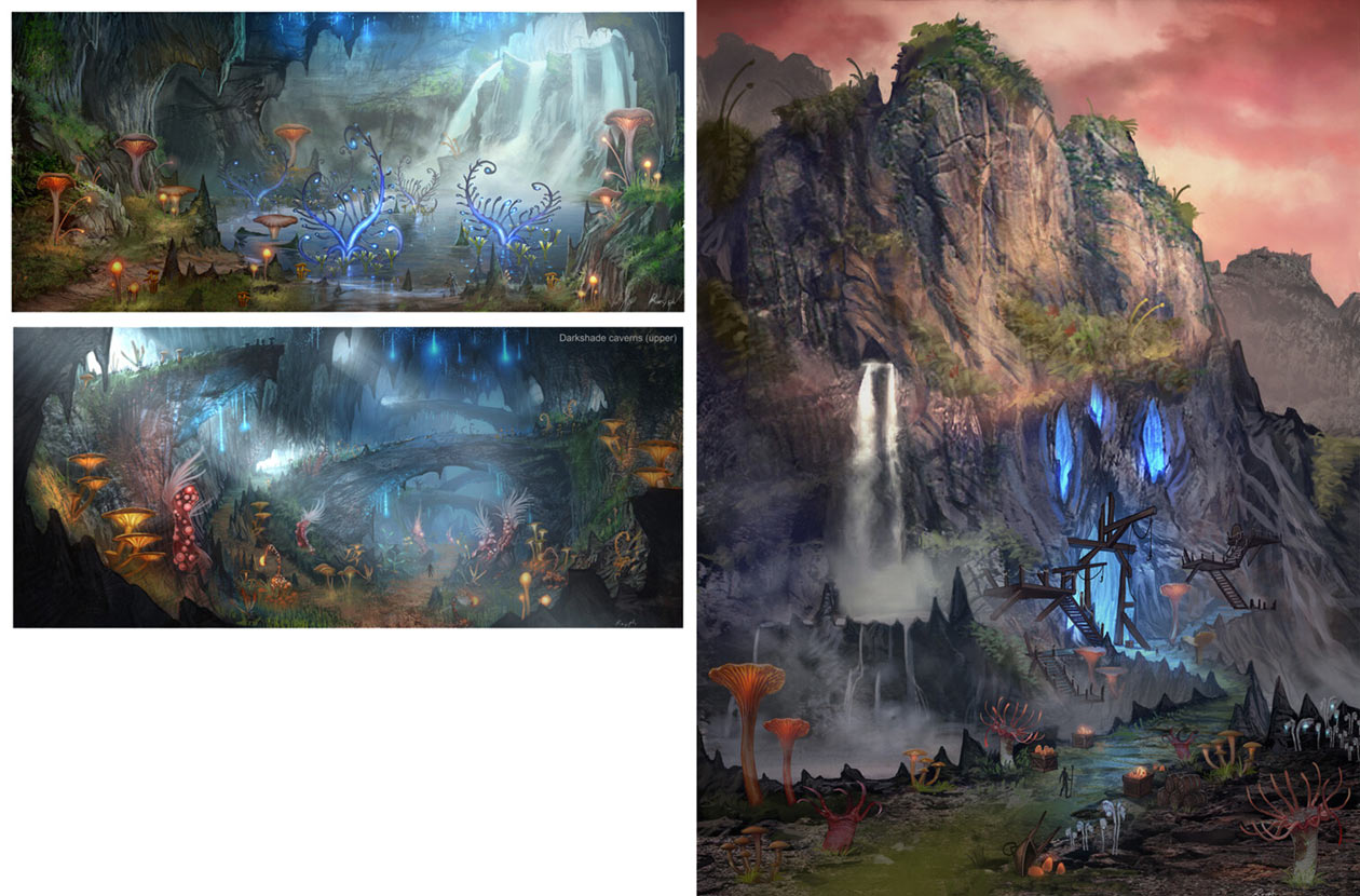 Darkshade Caverns Art from The Elder Scrolls Online