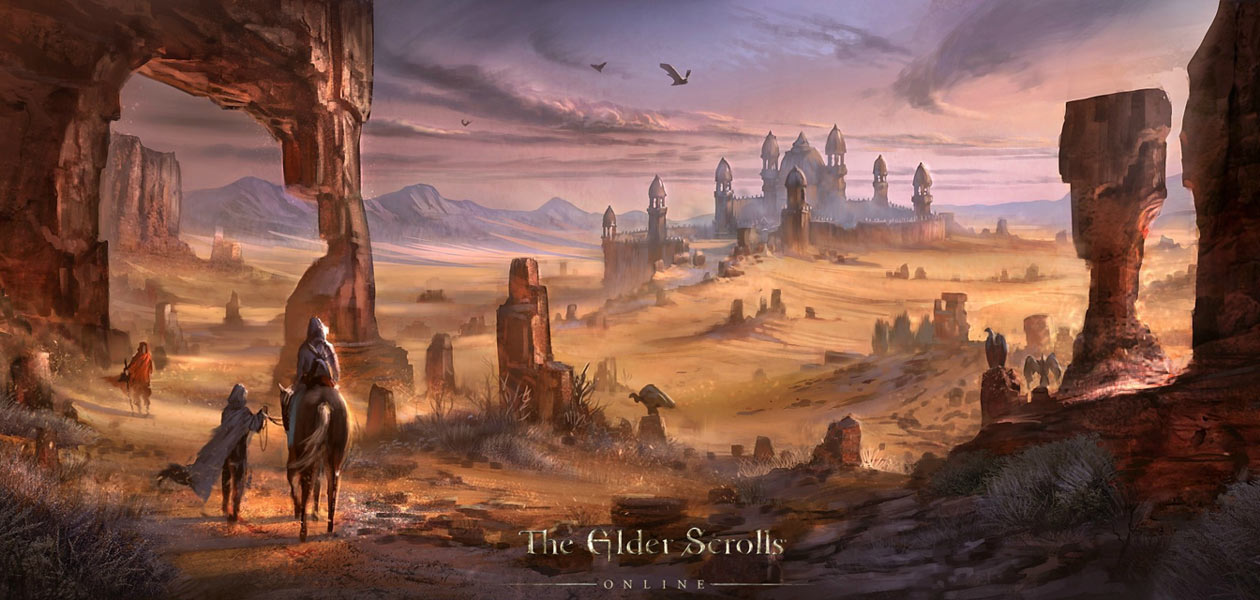 Alik'r Desert Art from The Elder Scrolls Online