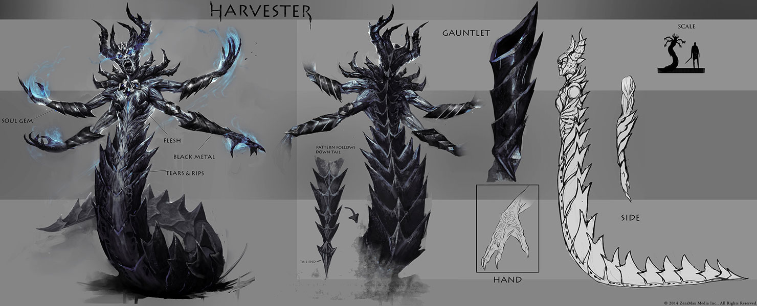 Harvester Art from The Elder Scrolls Online