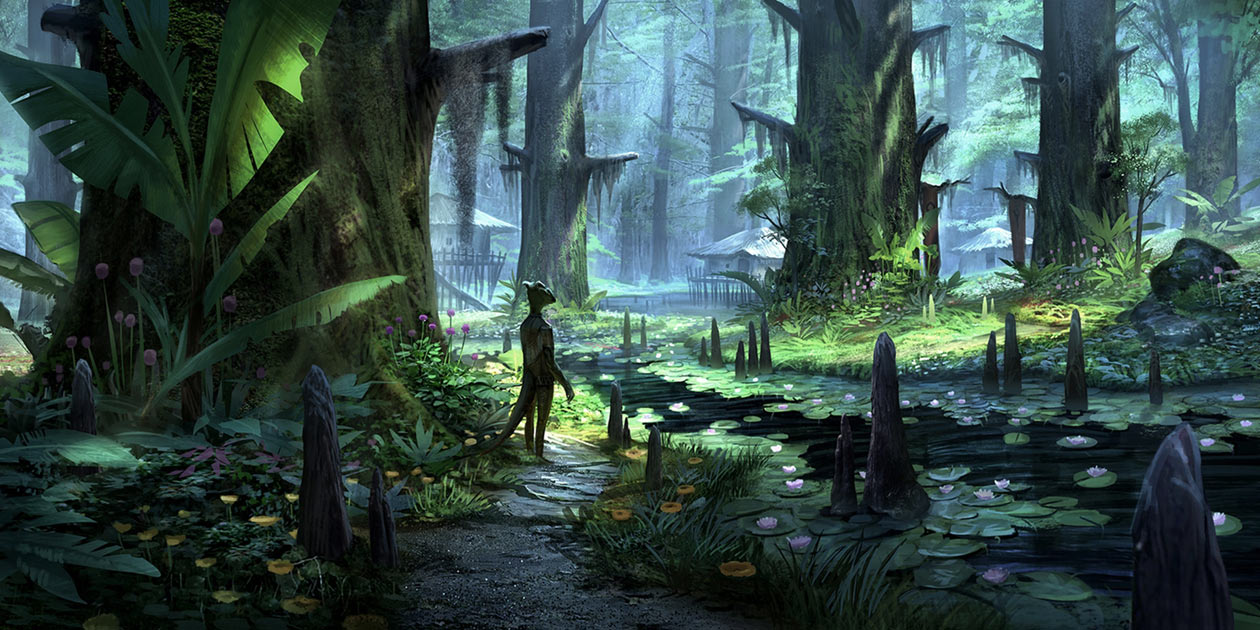 Murkmire Swamp Art from The Elder Scrolls Online