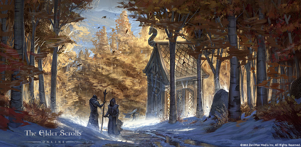 Nord Landscape Art from The Elder Scrolls Online