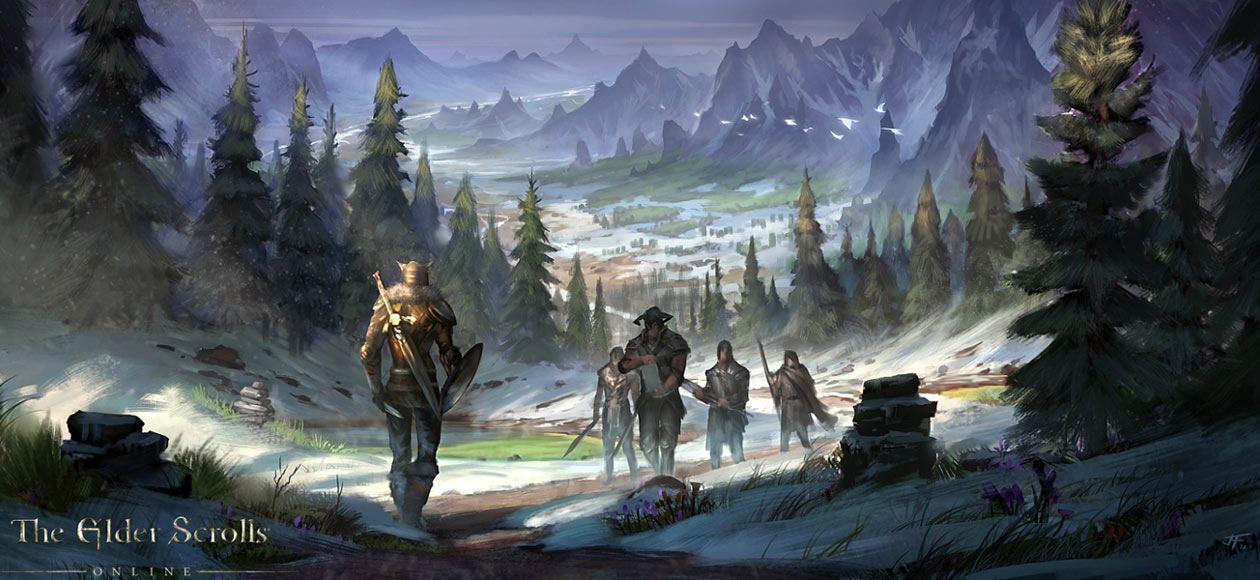 Skyrim Art from The Elder Scrolls Online