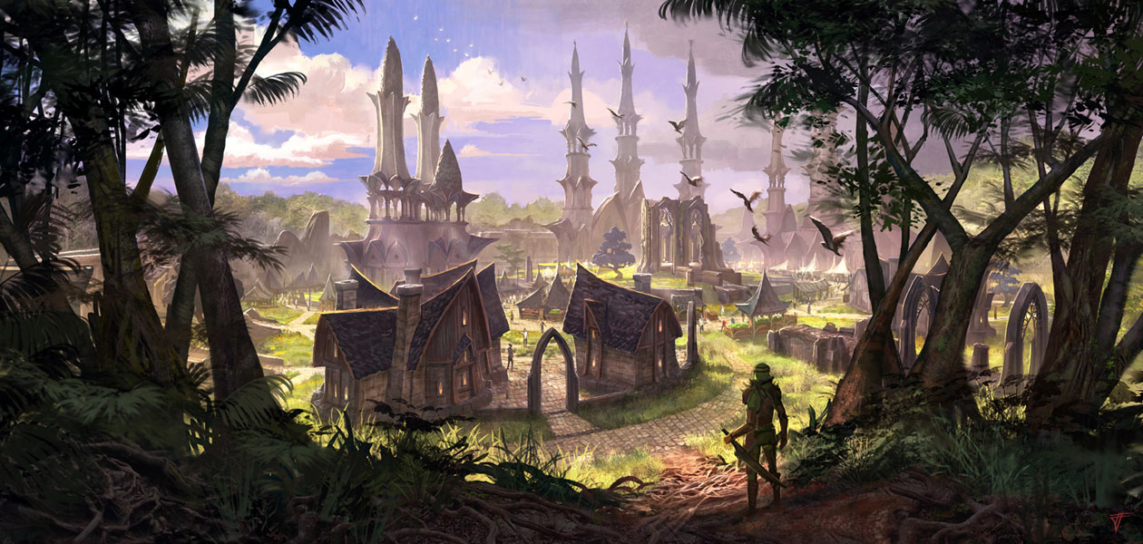 Elden Root Art from The Elder Scrolls Online