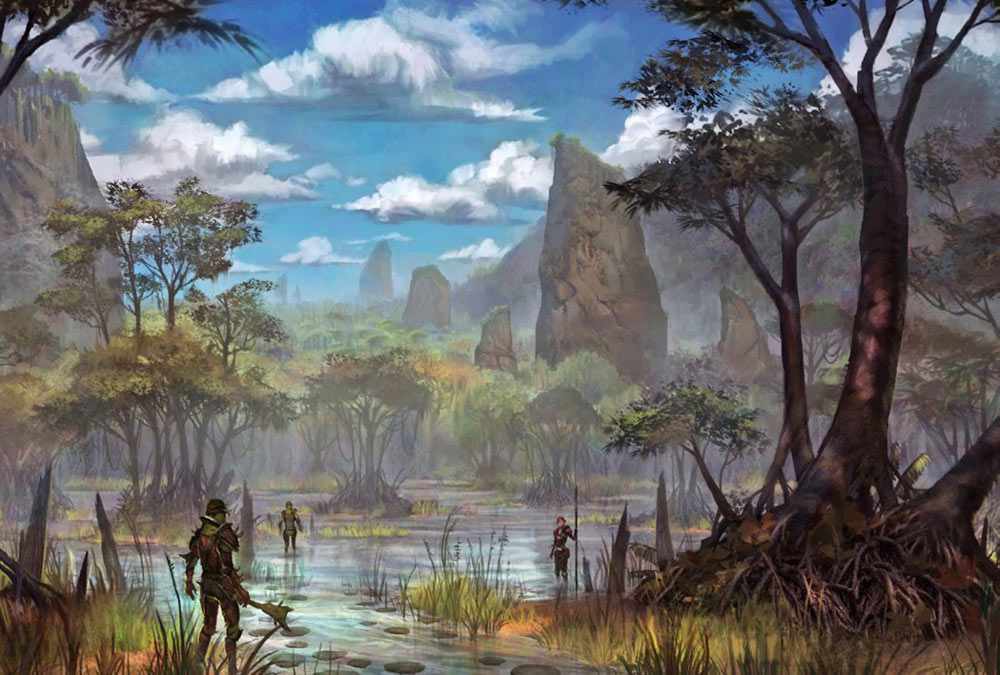 Swamp Art from The Elder Scrolls Online