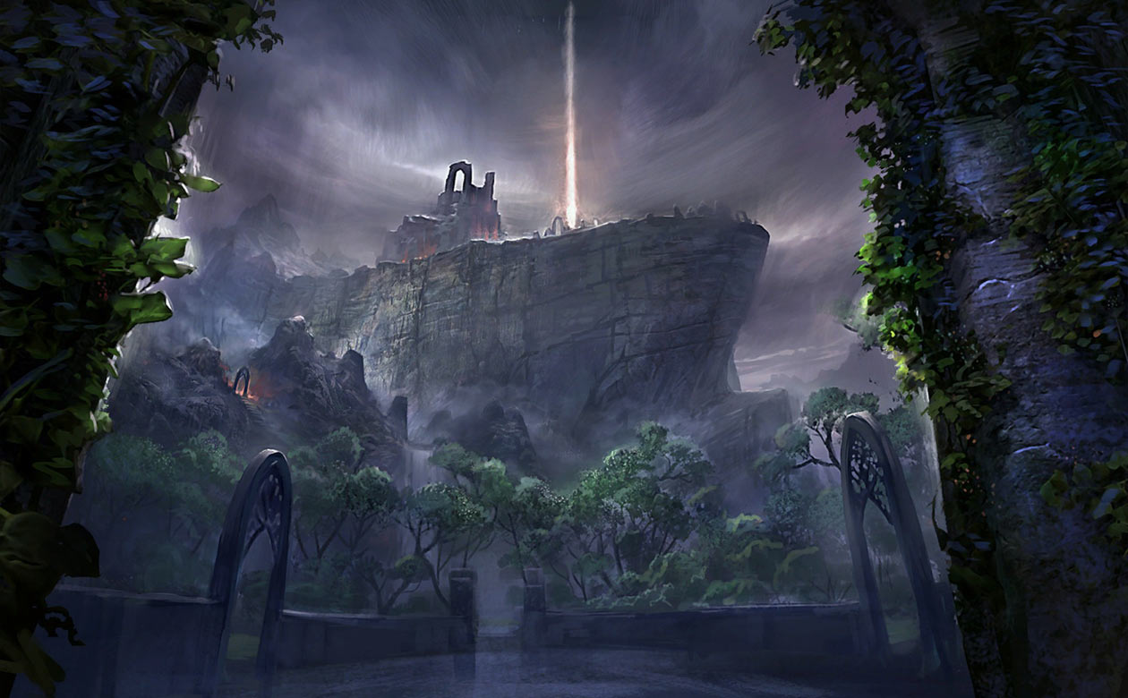 Tempest Island Art from The Elder Scrolls Online