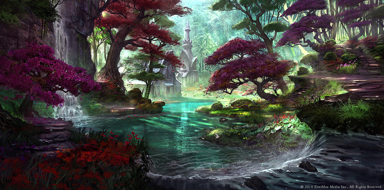 Village Art from The Elder Scrolls Online