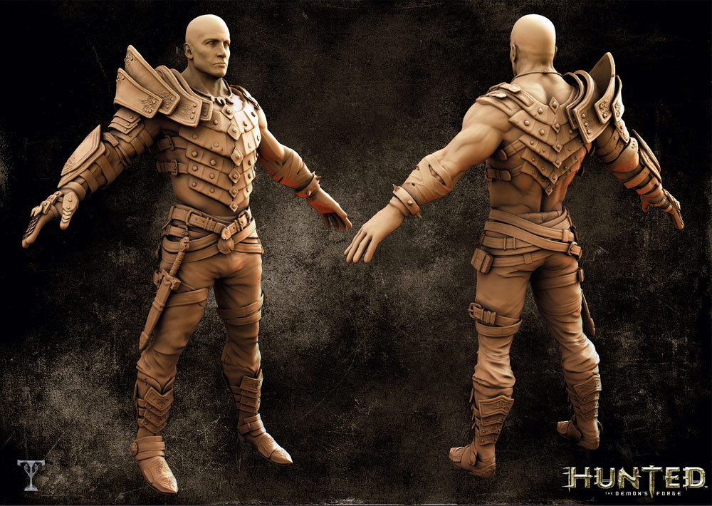 Caddoc Model Art from Hunted: The Demon's Forge