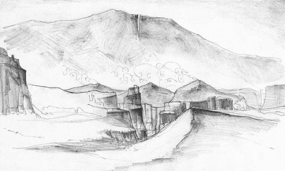 Desert Canyon Art from Journey