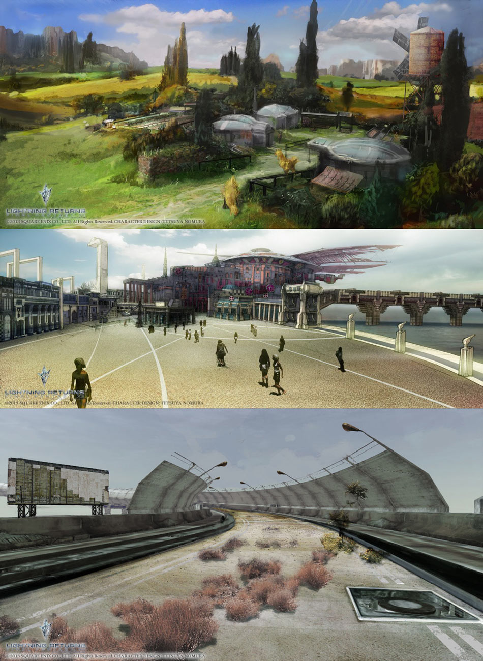 Environments Art from Lightning Returns: Final Fantasy XIII