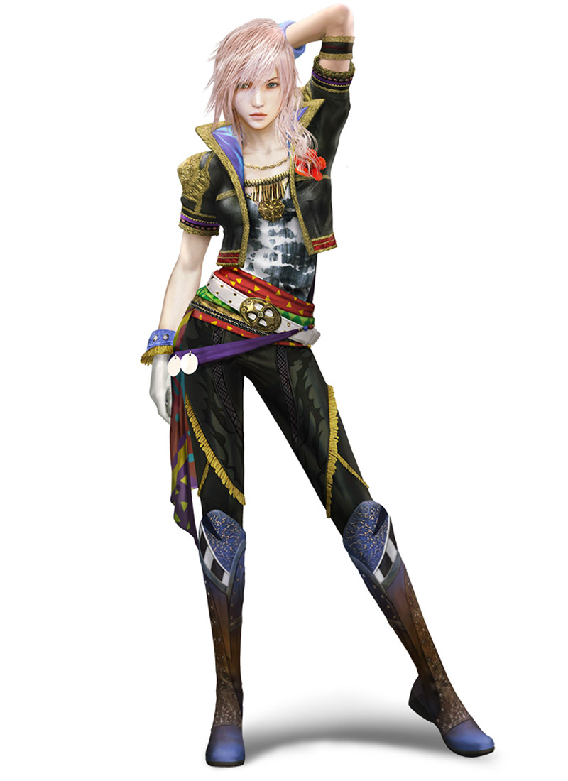 Lightning, Heartstealer Outfit Art from Lightning Returns: Final Fantasy XIII
