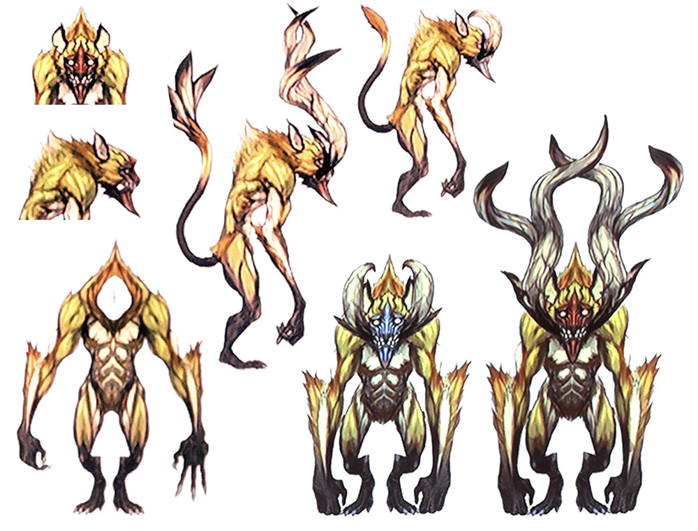 Monster Design Art from Lightning Returns: Final Fantasy XIII