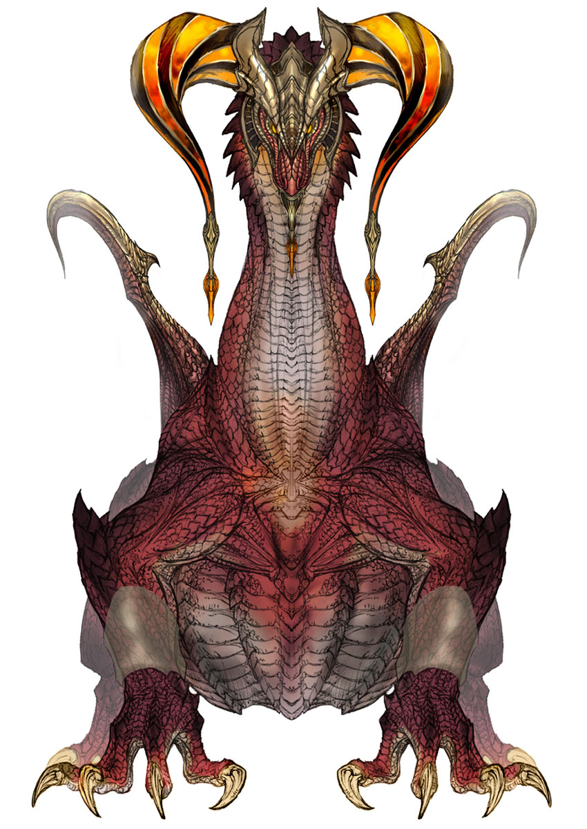 Red Dragon Front Art from Lightning Returns: Final Fantasy XIII