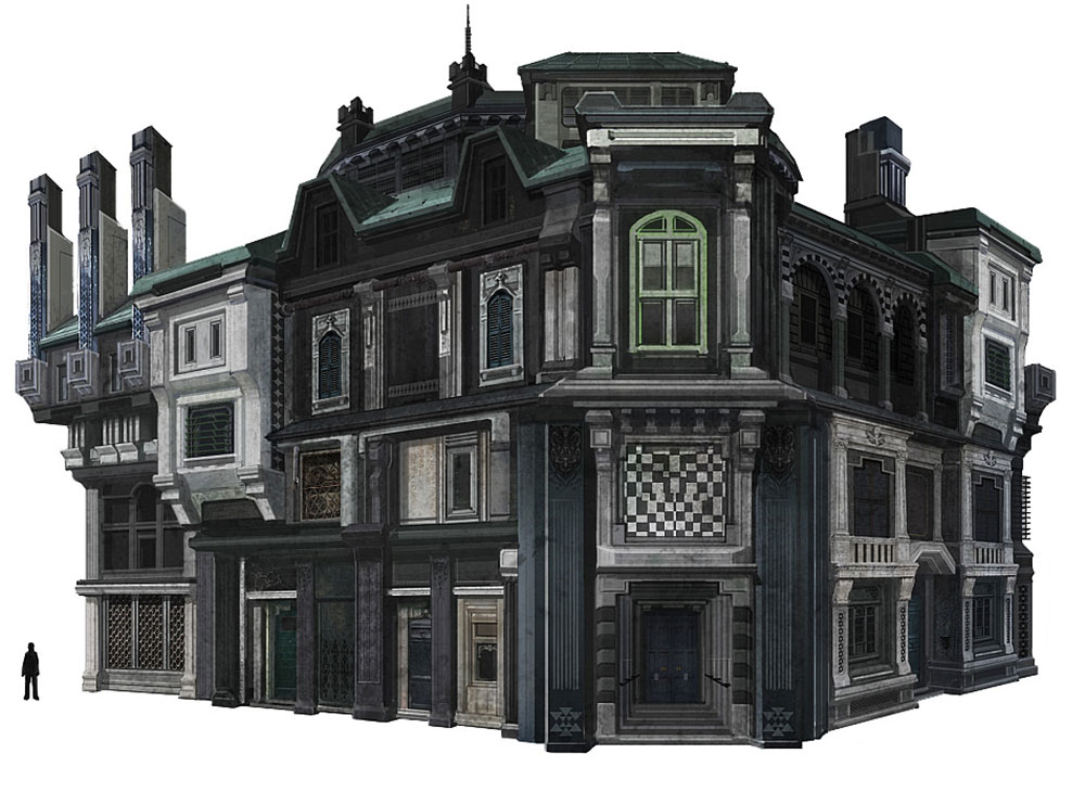 Residential Building Art from Lightning Returns: Final Fantasy XIII