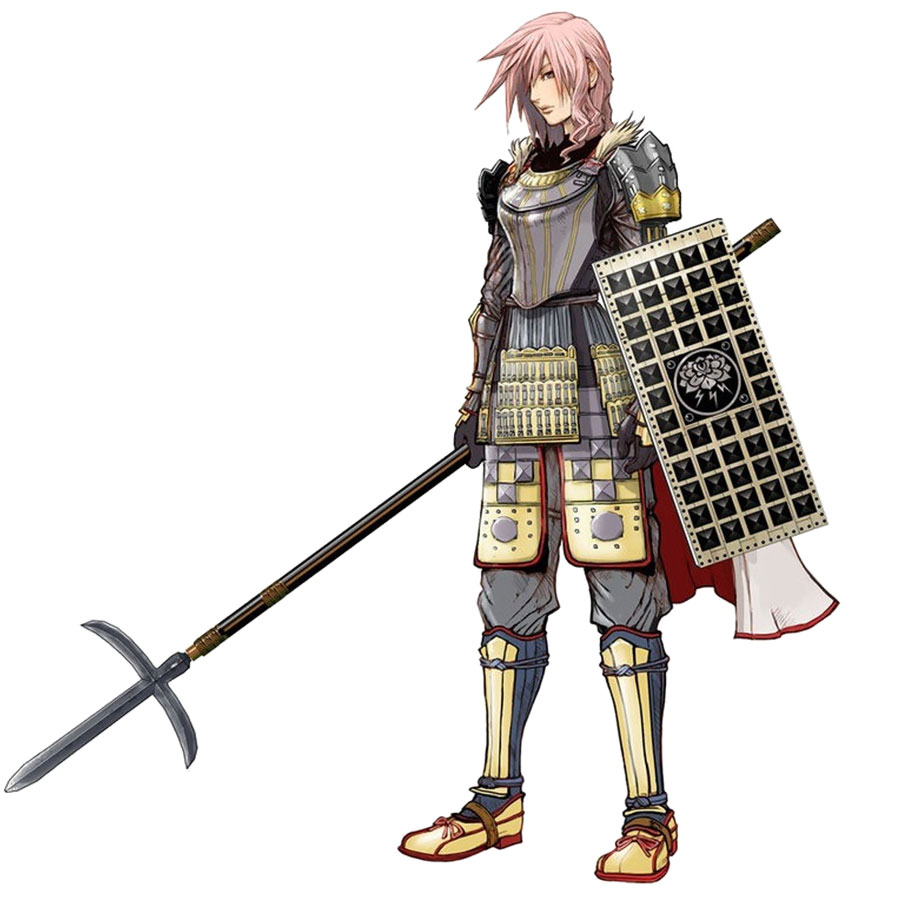 Vajra Bodhisattva Samurai Armor Art from Lightning Returns: Final Fantasy XIII