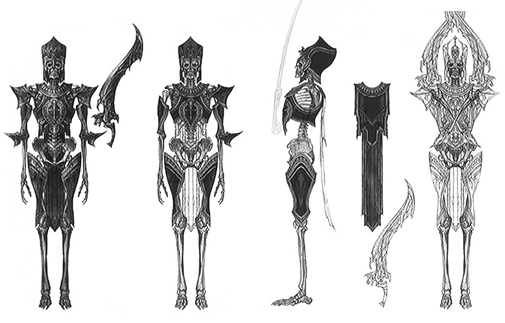 Skeleton Art from Lightning Returns: Final Fantasy XIII