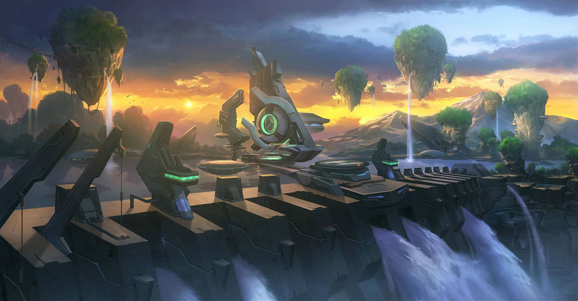 Lake Dam Art from Mega Man Online