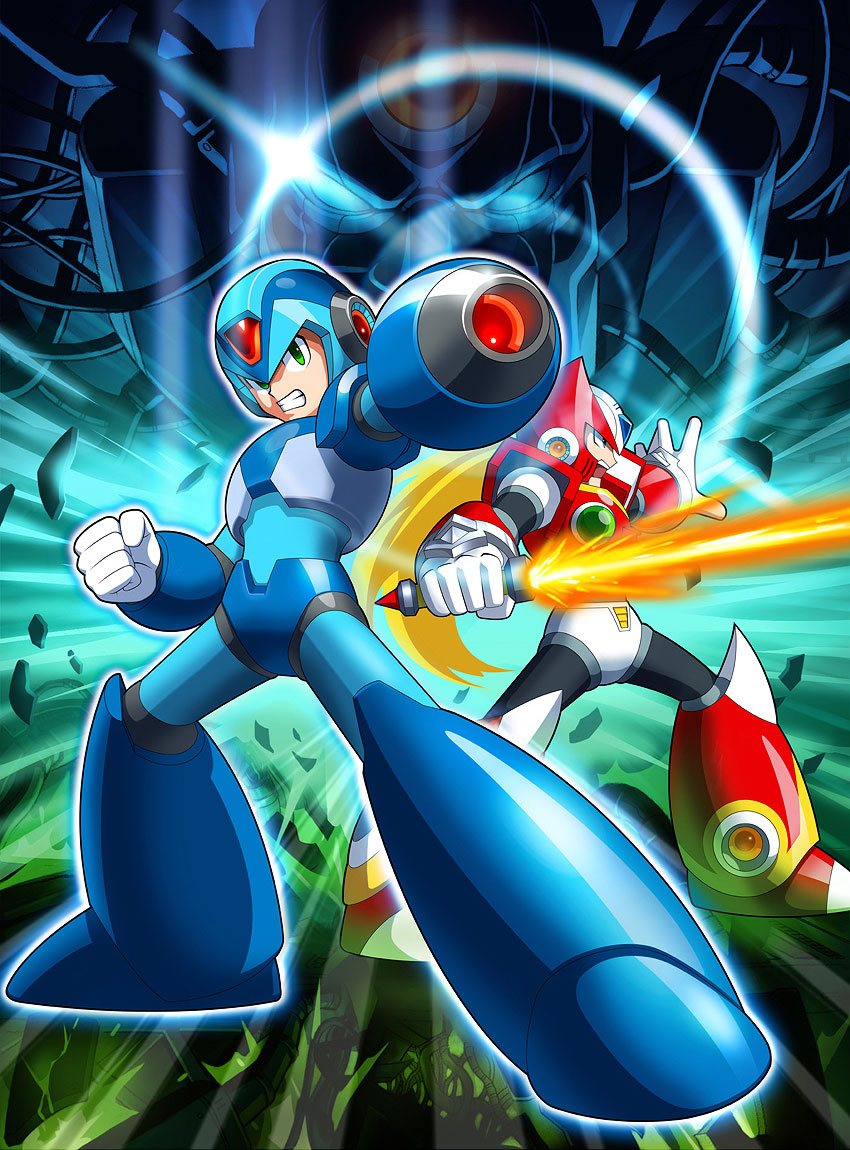 Mega Man X & Zero Art from Mega Man Online