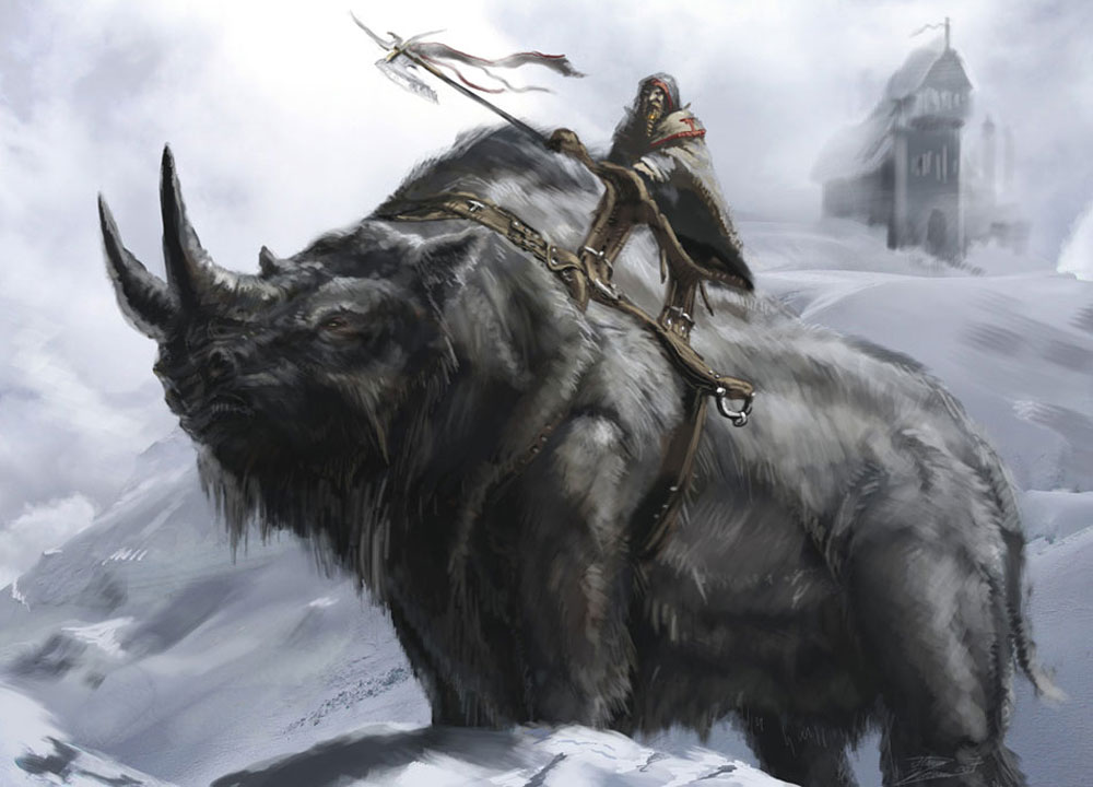 Brontotherium Art from Mortal Online
