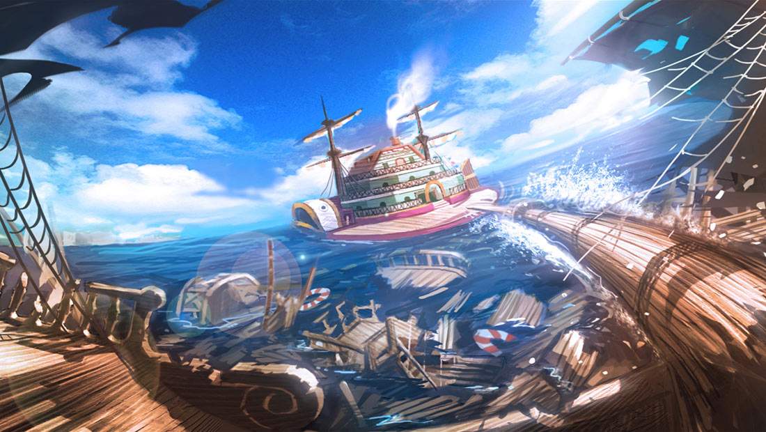 Baratie Art from One Piece: Pirate Warriors