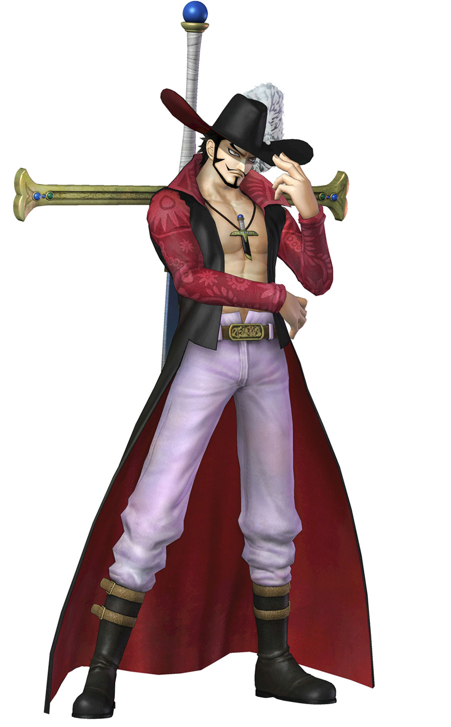 Dracule Mihawk Art from One Piece: Pirate Warriors