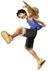 Luffy in Blue Shirt