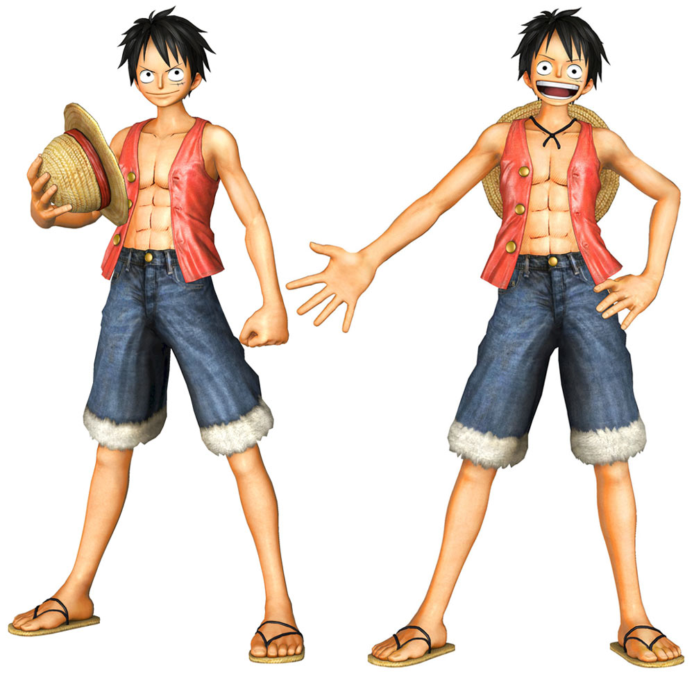 Luffy Poses Art from One Piece: Pirate Warriors