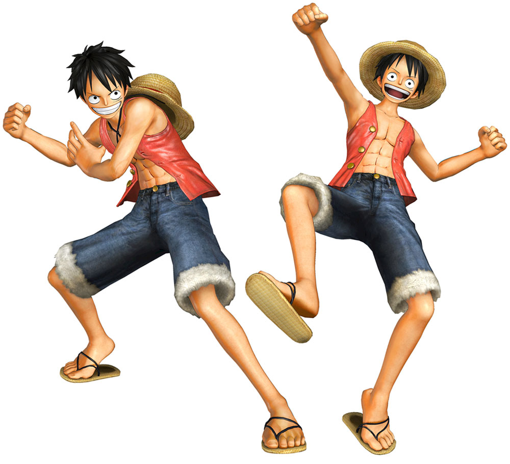 Luffy Poses Art from One Piece: Pirate Warriors