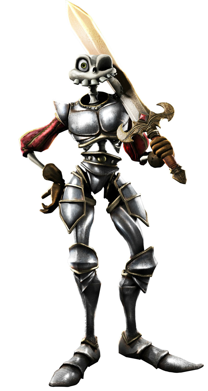 Sir Daniel Fortesque Art from PlayStation All-Stars Battle Royale