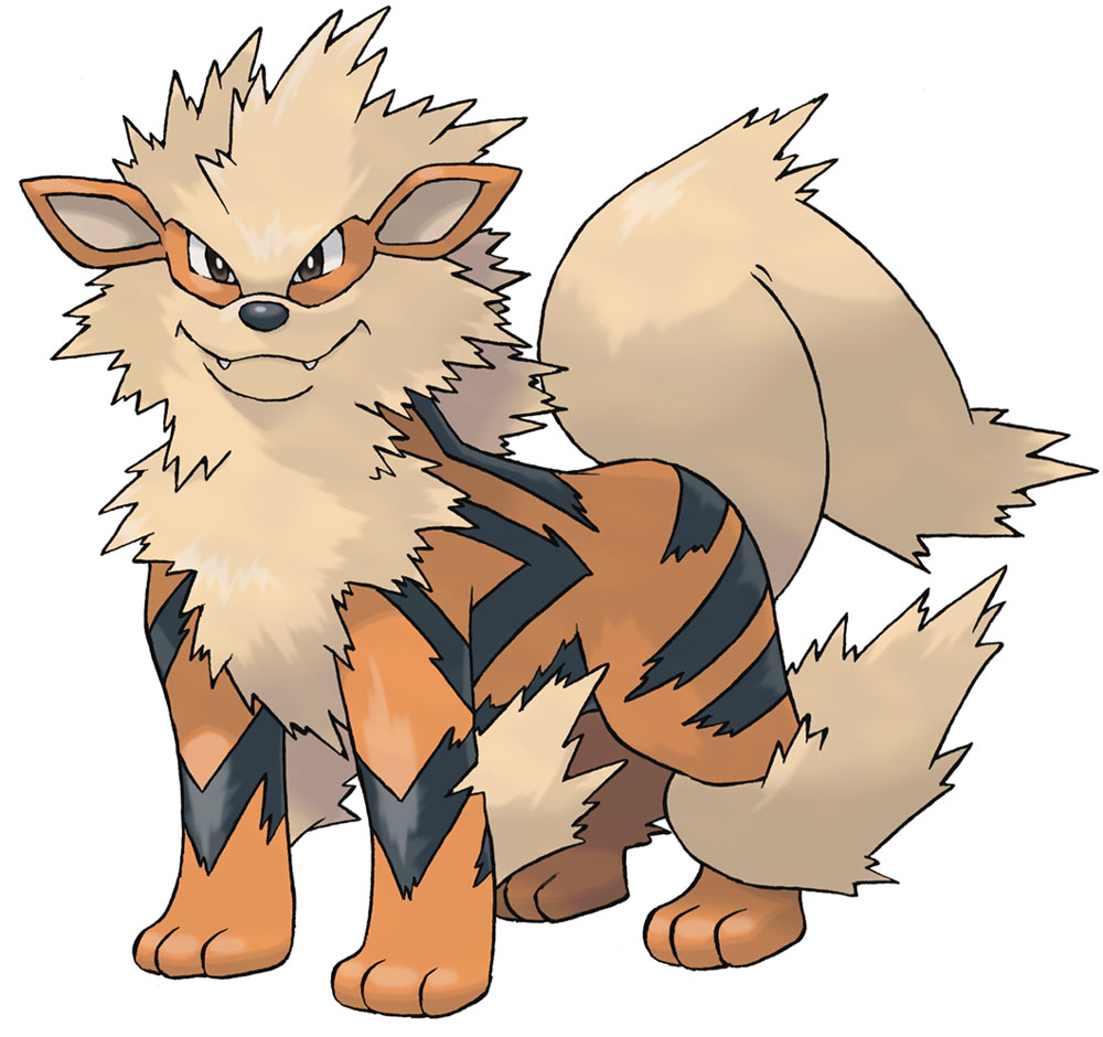 Arcanine Art from Pokémon Black and White Version 2