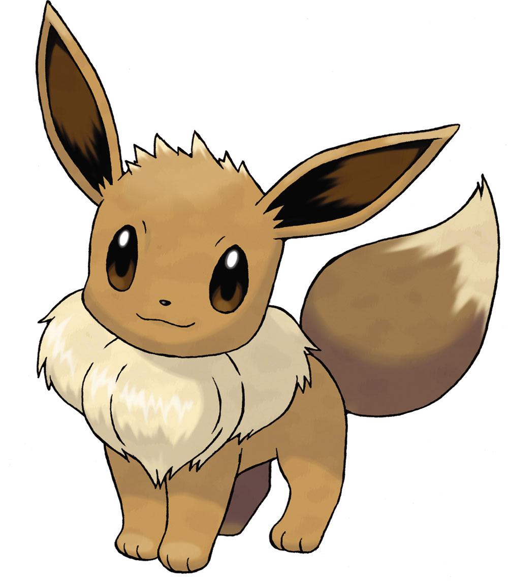 Eevee Art from Pokémon Black and White Version 2