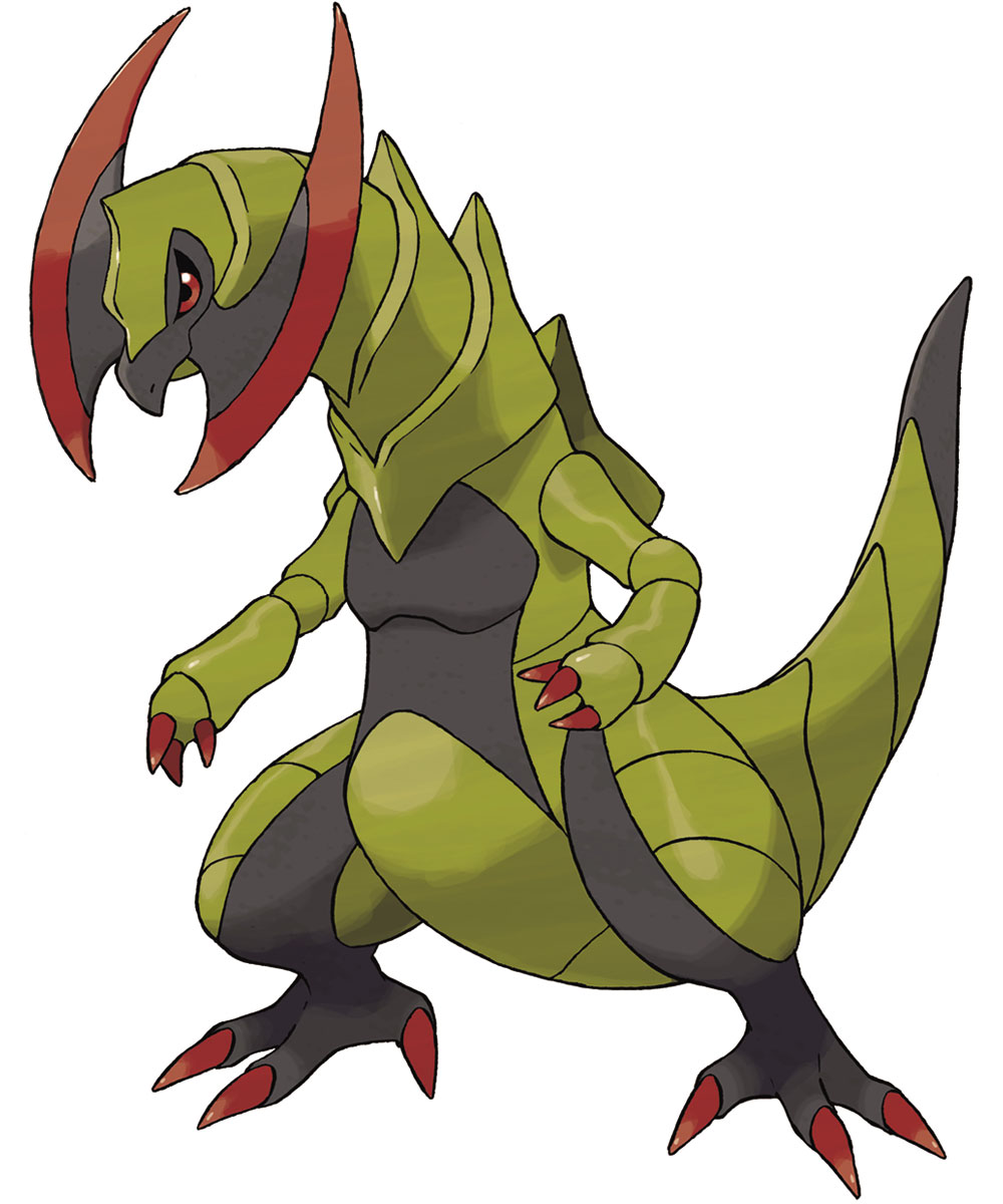 Haxorus Art from Pokémon Black and White Version 2