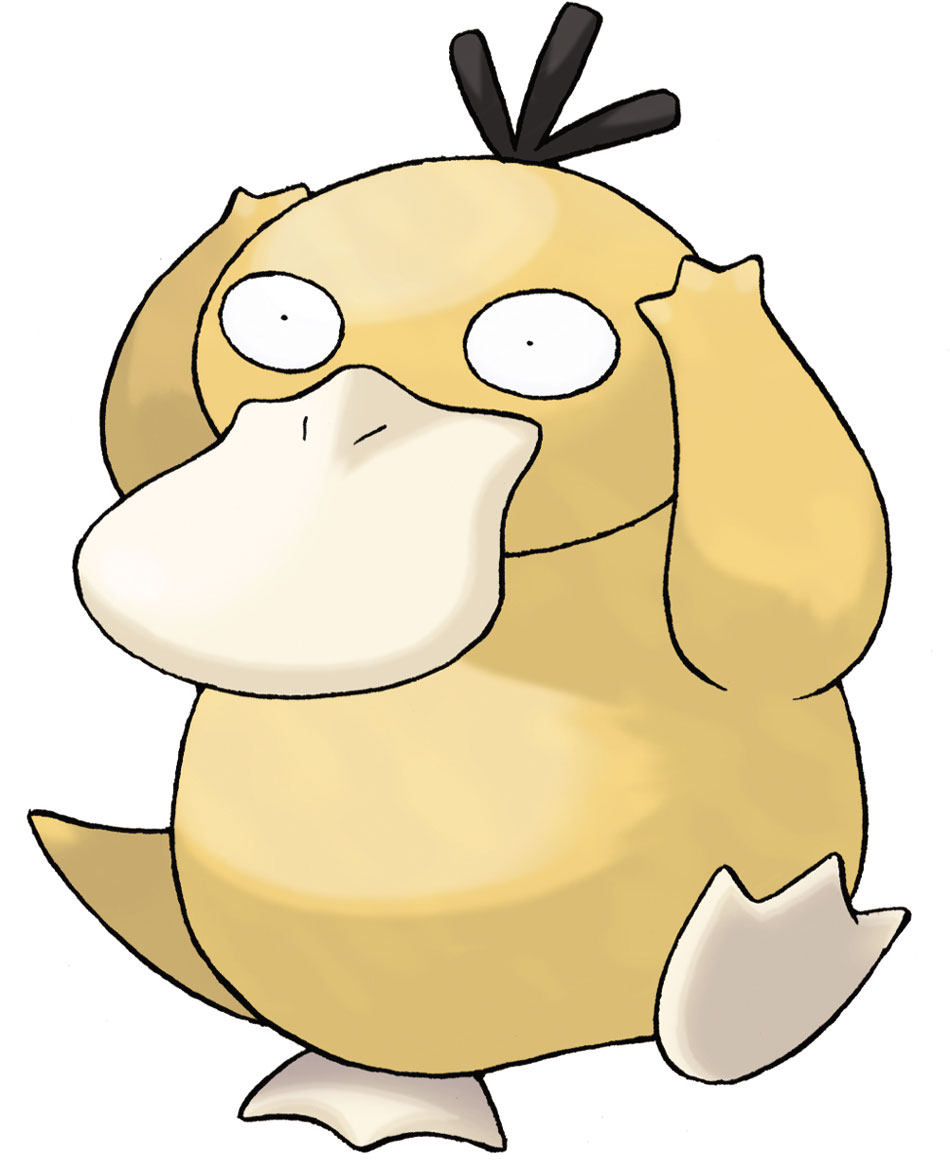 Psyduck Art from Pokémon Black and White Version 2