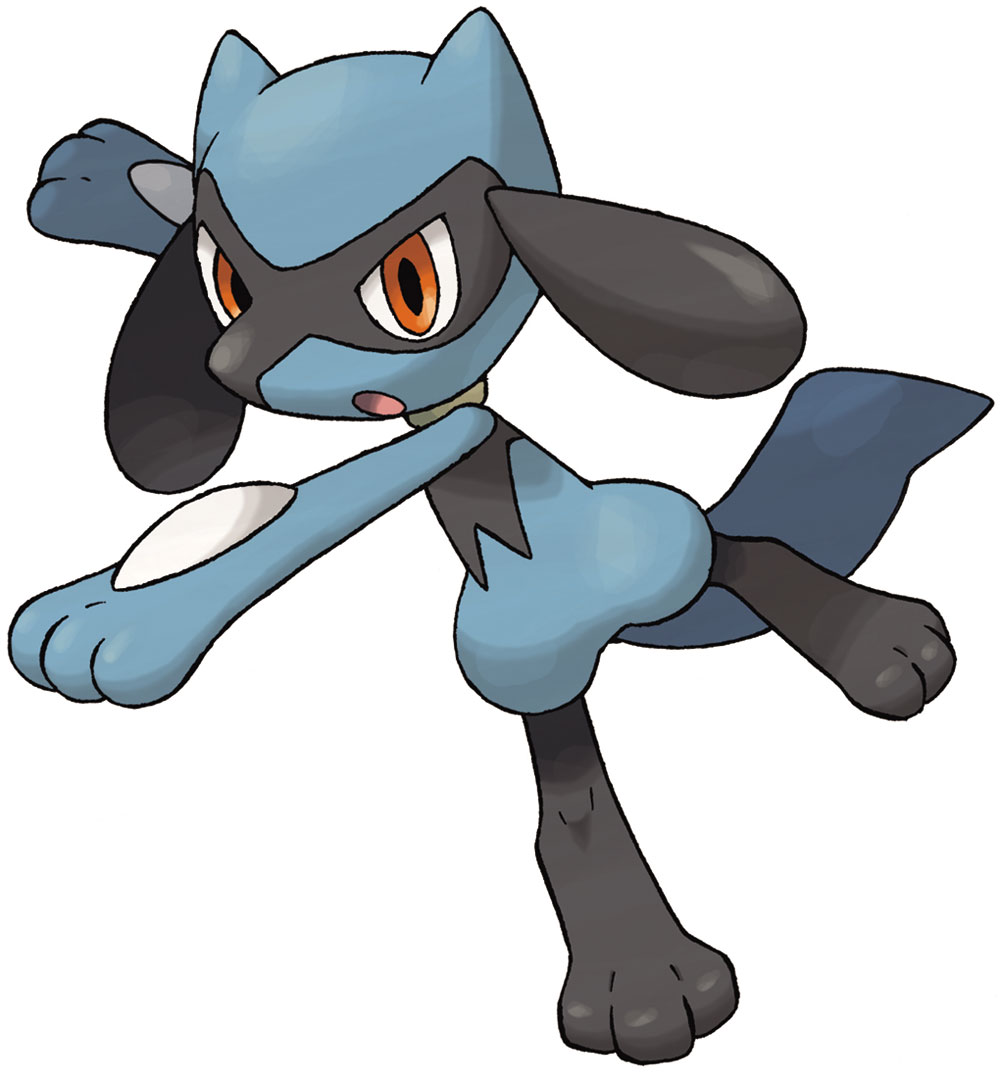 Riolu Art from Pokémon Black and White Version 2