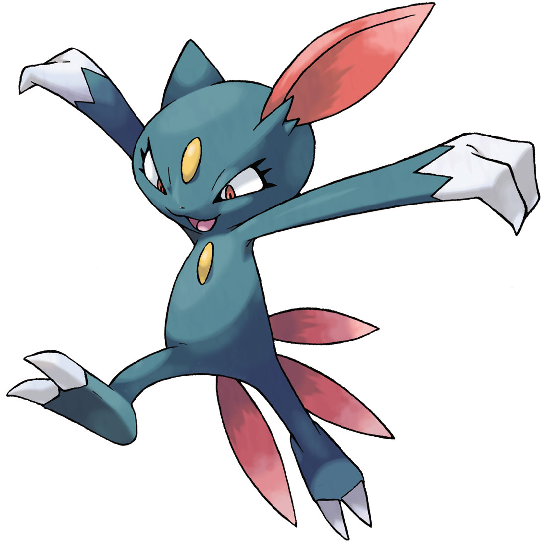 Sneasel Art from Pokémon Black and White Version 2