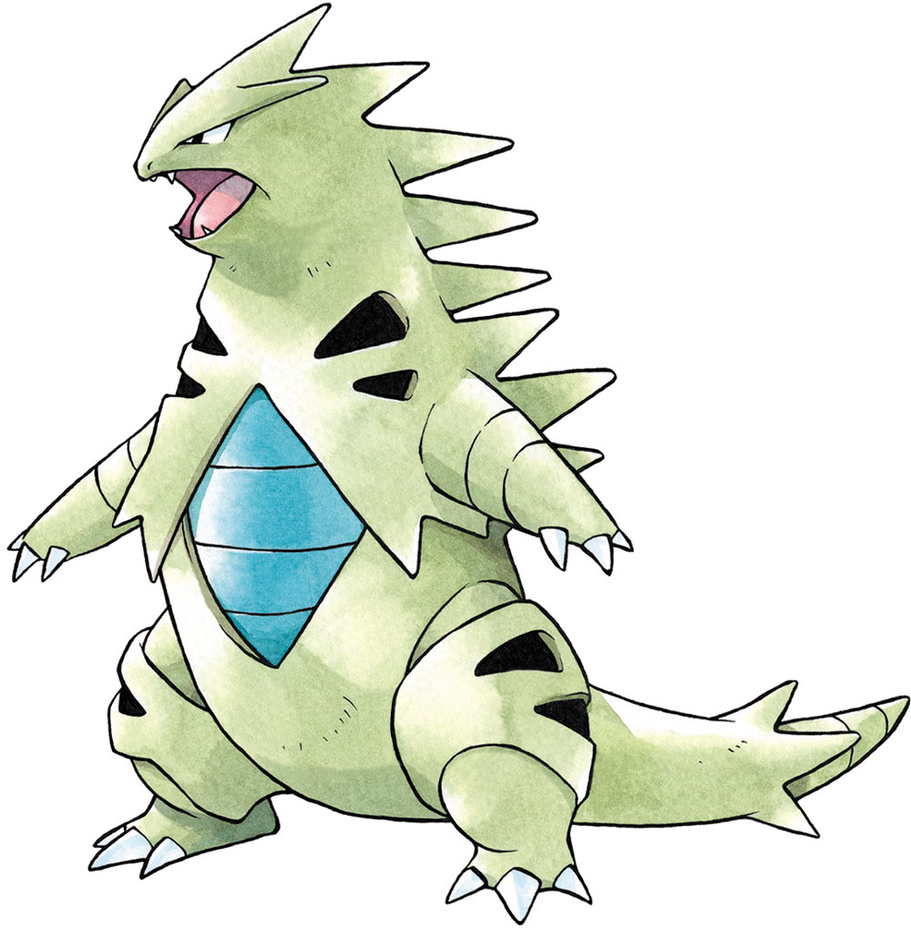 Tyranitar Art from Pokémon Black and White Version 2