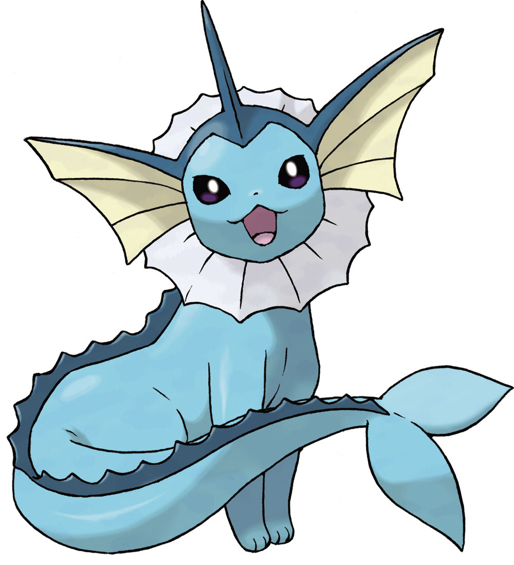 Vaporeon Art from Pokémon Black and White Version 2