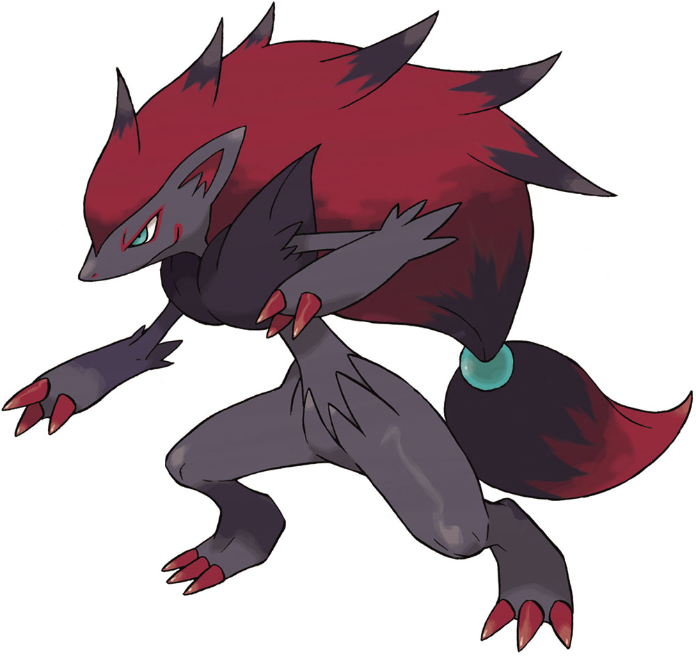Zoroark Art from Pokémon Black and White Version 2
