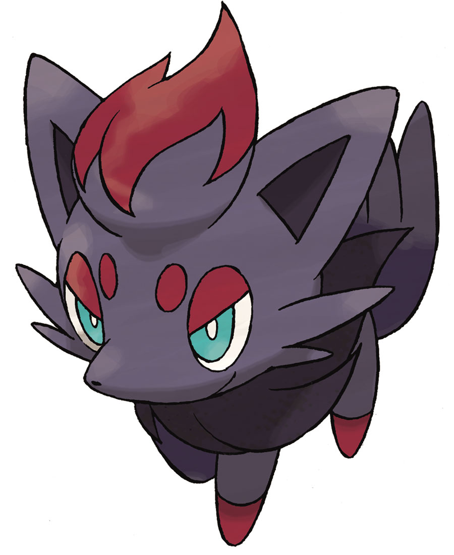 Zorua Art from Pokémon Black and White Version 2