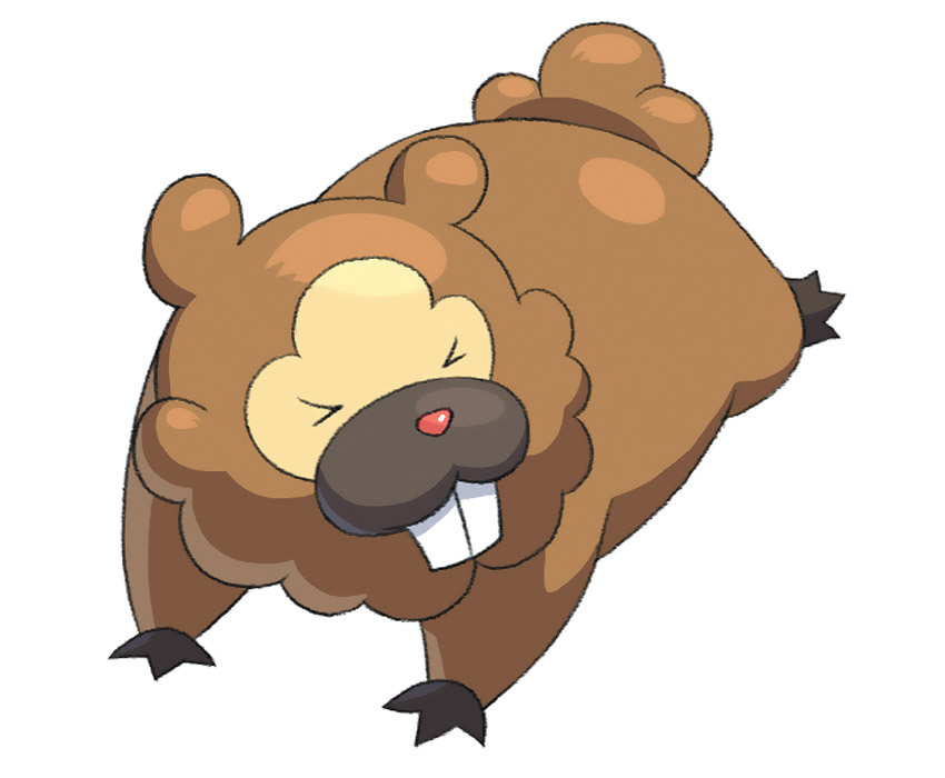 Bidoof Art from Pokémon Conquest