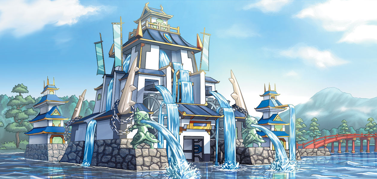 Fontaine Castle Art from Pokémon Conquest
