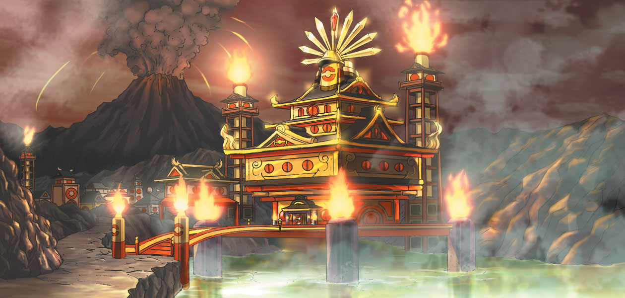Ignis Castle Art from Pokémon Conquest