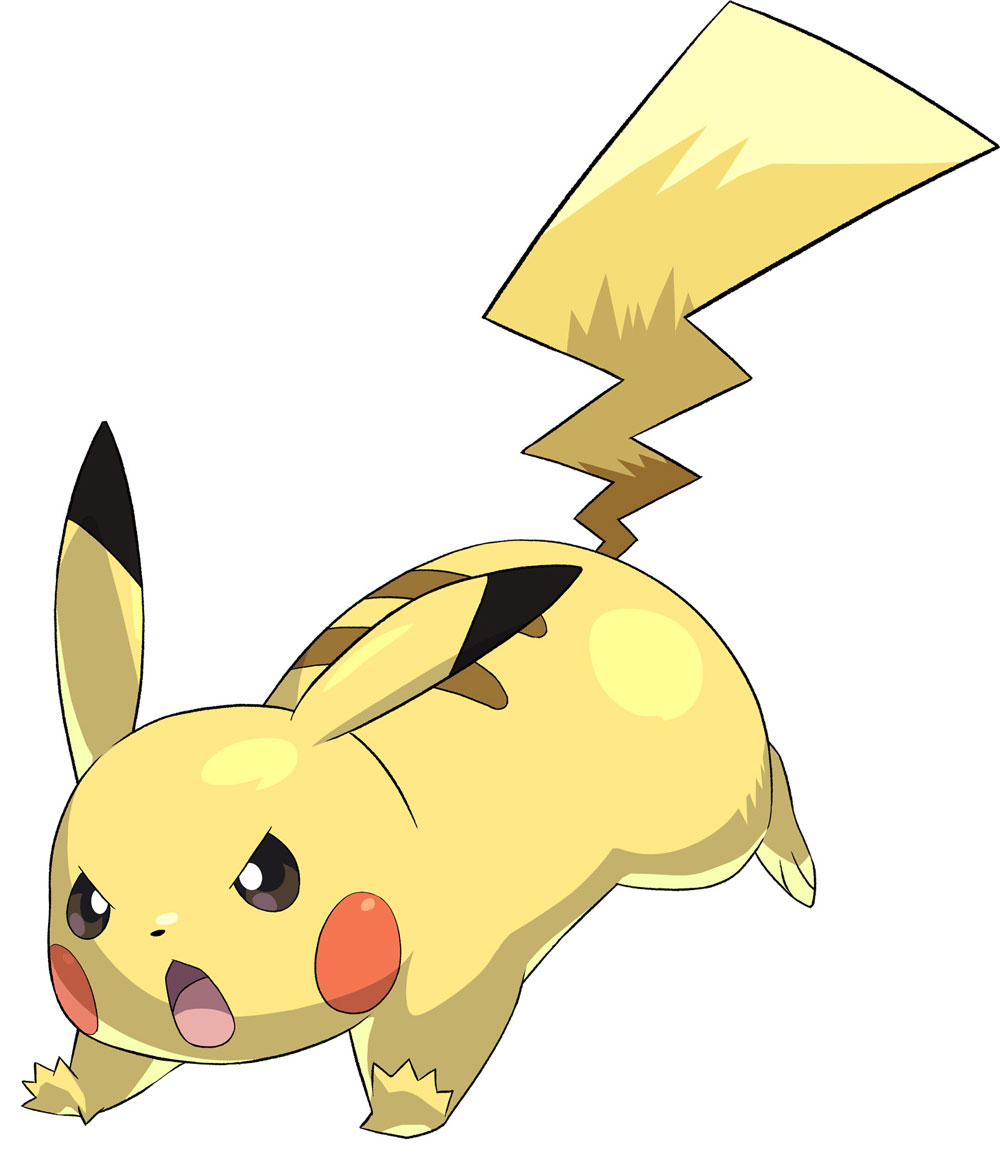 Pikachu Art from Pokémon Conquest
