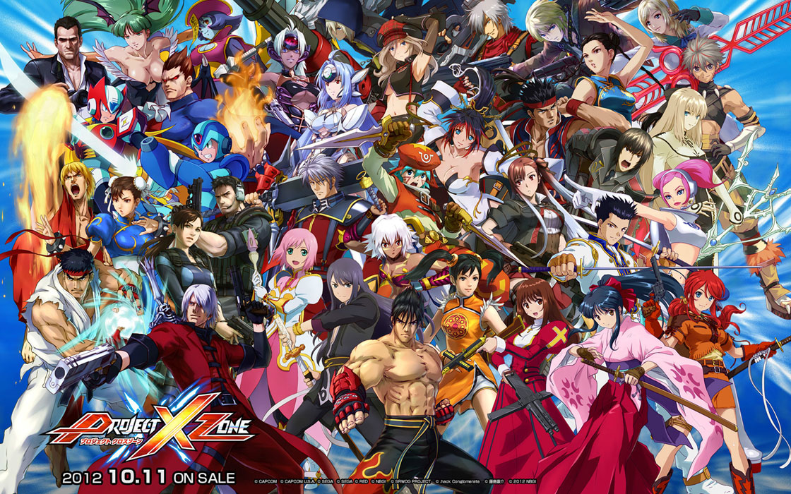 Characters Promo Art from Project X Zone