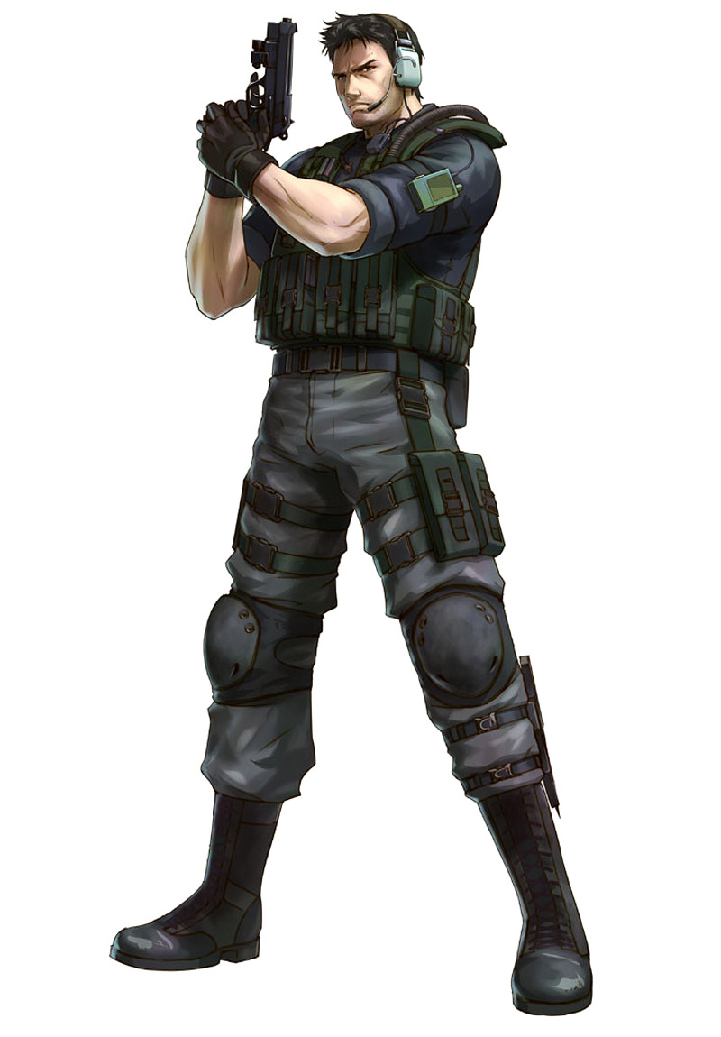 Chris Redfield (Resident Evil) Art from Project X Zone